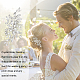 AHADERMAKER 1Pc Wedding Bridal Hair Combs(OHAR-GA0001-06)-6