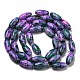 Baking Painted Glass Beads Strands(DGLA-S115-22x10-S17)-4