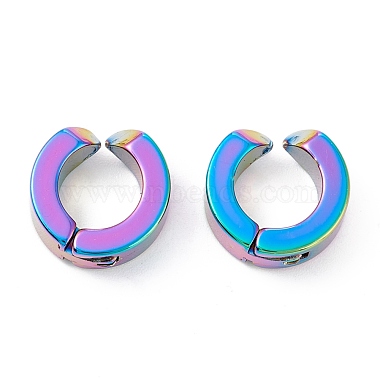Multi-color 304 Stainless Steel Clip-on Earring Findings