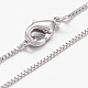 Brass Venice Chain Necklaces(MAK-L009-15P)-1