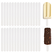 Transparent Acrylic DIY Ice Cream Stick, Reusable Ice Lolly Craft Stick, Oval, Clear, 115x10x2mm, 20pcs/bag, 3 bags/box(DIY-CA0005-87)
