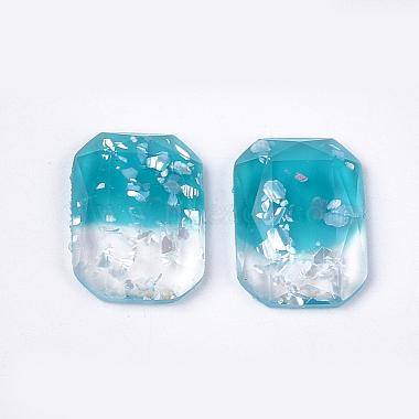 Two Tone Resin Cabochons(X-CRES-T014-06I)-2