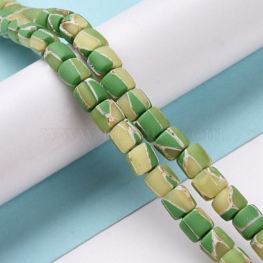 Handmade Polyester Clay Beads Strand(CLAY-P001-03A)-2