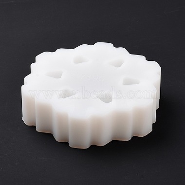 Moldes de silicona de calidad alimentaria para velas en forma de copo de nieve(DIY-L067-F02)-4