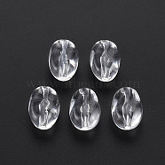 Transparent Acrylic Beads, Oval, Clear, 14.5x10x8.5mm, Hole: 1.8mm(X-TACR-T003-31)