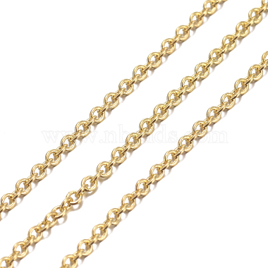 Brass Cable Chains(CHC-034Y-G-NF)-2