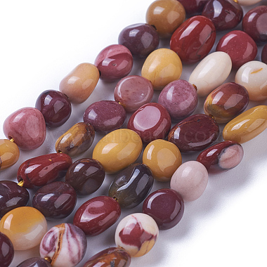 Natural Mookaite Beads Strands(X-G-P433-17)-2
