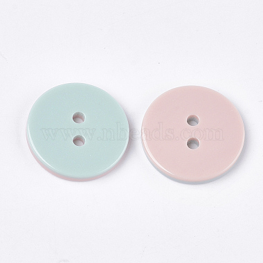 2-Hole Resin Buttons(RESI-S374-23B)-2