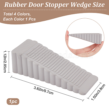 4Pcs 4 Colors Silicone Door Stoppers(AJEW-GF0006-32)-2