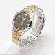 Fashionable Classical Men's Two Tone Alloy Quartz Wristwatches(WACH-M088-03)-2