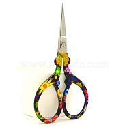Spray Painted Stainless Steel Scissors, Embroidery Scissors, Sewing Scissors, Colorful, 92x47x3.50mm(WG80767-07)