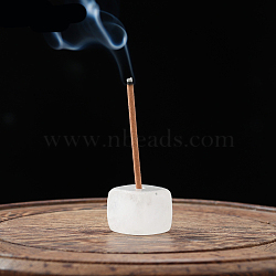Natural Quartz Crystal Incense Burners, Sqaure Incense Holders, Home Office Teahouse Zen Buddhist Supplies, 15~20mm(DJEW-PW0012-125A)