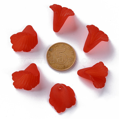 Transparent Acrylic Bead Caps(PL551-C12)-5