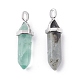 Natural & Synthetic Mixed Gemstone Pendants(G-XCP0009-09)-2