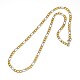304 Stainless Steel Figaro Chain Necklace Making(STAS-A028-N023)-2