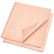 EMF Protection Fabric, Faraday Fabric, EMI, RF & RFID Shielding Nickel Copper Fabric, Light Salmon, 108x50x0.1cm(DIY-WH0304-108)
