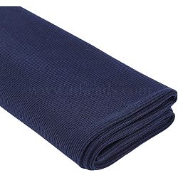 Cotton Strechy Kintted Rib Fabric, for Clothing Accessories, Prussian Blue, 660x0.4mm(FIND-WH0152-192B)