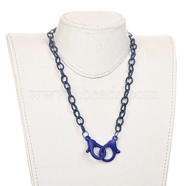 Personalized Nylon Cable Chain Necklaces(NJEW-JN02940-05)-4