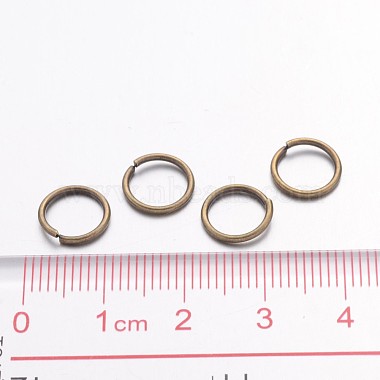 Open Jump Rings Brass Jump Rings(JRC10MM-AB)-3