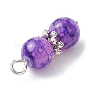 pendentif en perles rondes en verre de couleur mélangée(PALLOY-JF02271-02)-4