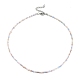 Bling Glass Beaded Necklace for Women(NJEW-PH01492-07)-1