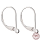 925 Sterling Silver Leverback Earring Findings(STER-G027-22S)-1