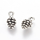 Antique Silver Tibetan Style Pine Cone Pendants(X-ZA10-0909Y)-1