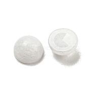 Natural White Jade Cabochons, Half Round, 4x2~2.5mm(G-H309-03-59)