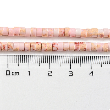 Brins de perles teintes en jaspe impérial synthétique(G-D077-D01-02M)-5