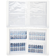 80 Slots PP Nail Stickers Empty Storage Showing Holder Organizer, for Nail Salon Women Girls, Clear, 20.6x15.5x2.6cm(MRMJ-WH0064-41)