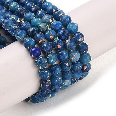Assembled Natural Dolomite and Synthetic Opal Beads Strands(G-Q017-G06-01D-1)-2