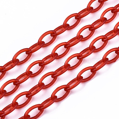 Red Plastic Cable Chains Chain