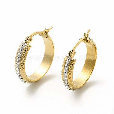 Crystal Rhinestone Hoop Earrings(EJEW-M214-16C-G)-2