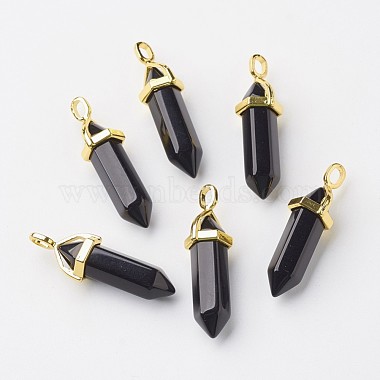 Glass Pointed Pendants(GLAA-G021-A13)-2