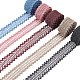 ARRICRAFT 5 Colors Polyester Rolls Lace Trim(OCOR-AR0001-14)-1