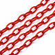 Handmade Transparent ABS Plastic Cable Chains(X-KY-S166-001D)-1