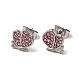Rhinestone Butterfly Stud Earrings with 316 Surgical Stainless Steel Pins(EJEW-A081-14P)-2