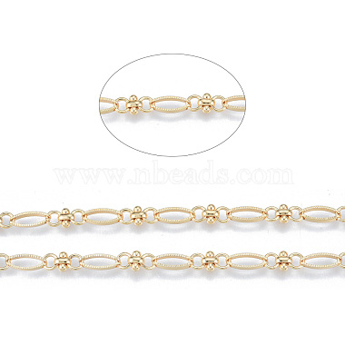 Handmade Brass Oval Link Chains(CHC-N021-02)-4
