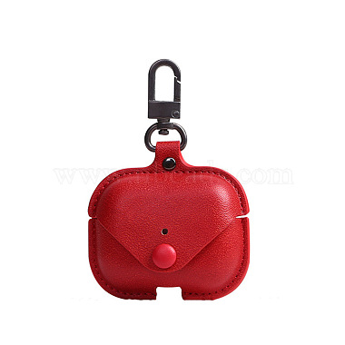Red Imitation Leather Headphone Accessories