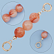 Chaînes d'extension de sac de perles en abs chgcraft(AJEW-CA0001-19)-5