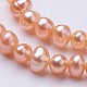 Natural Cultured Freshwater Pearl Beads Strands(PEAR-F004-03-01)-3