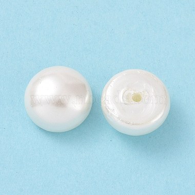 Shell Pearl Half Drilled Beads(BSHE-G011-01-10mm)-5
