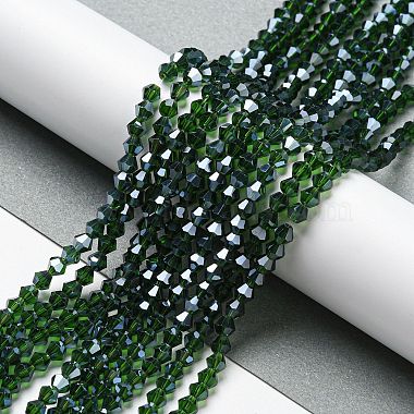 Transparent Electroplate Glass Beads Strands(GLAA-F029-3mm-C25)-4