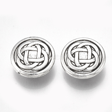 Tibetan Style Alloy Shank Buttons(TIBE-31215-060AS-RS)-2