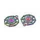 Ion Plating(IP) 304 Stainless Steel Pendant Cabochon Settings(STAS-A070-20MC)-2