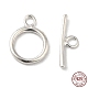 Sterling Silver Ring Toggle Clasps(X-STER-A008-16)-1