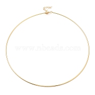 Ion Plating(IP) 304 Stainless Steel Necklaces, Golden, 0.06 inch(0.15cm), Inner Diameter: 5.00 inch(12.7cm)(STAS-D084-32G)