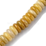 Natural Topaz Jade Beads Strands, Heishi Beads, Disc, 16x6mm, Hole: 1.4mm, about 30pcs/strand, 7.09~7.48 inch(18~19cm)(G-F743-01G-02)