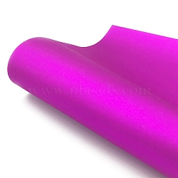 Waterproof Permanent Self-Adhesive Opal Vinyl Roll for Craft Cutter Machine, Office & Home & Car & Party  DIY Decorating Craft, Rectangle, Magenta, 30.5x25x0.04cm(FABR-PW0001-076A-07)