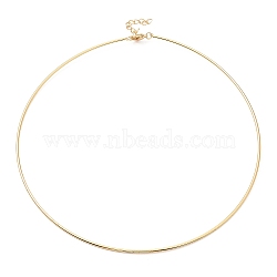 Ion Plating(IP) 304 Stainless Steel Necklaces, Golden, 0.06 inch(0.15cm), Inner Diameter: 5.00 inch(12.7cm)(STAS-D084-32G)